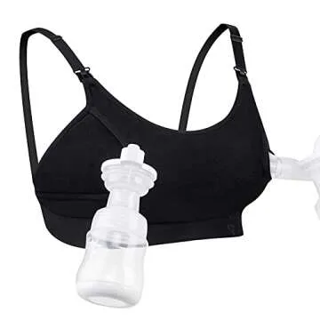 Momcozy 2 Pack Seamless Nursing and Pumping Bra for 34D/34E/36B/36C