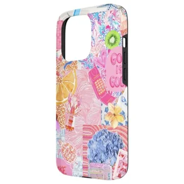 Stylish iPhone 15 Pro Case with Italian Beach Design