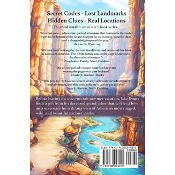 Adventure in Grand Canyon National Park: A Mystery Adventure (National Park Mystery Series)