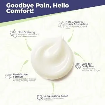 Sombra Original Warm Therapy Gel Cool to Warm Relief for Arthritis and Chronic Pain Pre-Workout Muscle Rub Vegan Formula Free of Artificial Fragrances, Dyes, NSAIDs, Wax, Petroleum, Alcohol - 8oz Jar