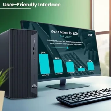 HP ProDesk 600 G6 Microtower PC with Intel i5, 16GB RAM, SSD
