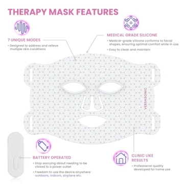 Versasonic Red Light Therapy Face Mask for Skin Rejuvenation