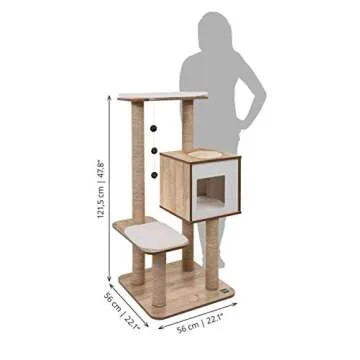 Vesper Cat Tree - Stylish, Durable, and Easy to Assemble