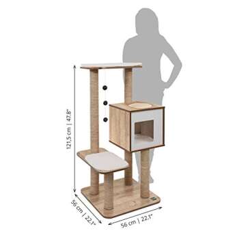 Vesper Cat Tree - Stylish, Durable, and Easy to Assemble