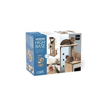 Vesper Cat Tree - Stylish, Durable, and Easy to Assemble