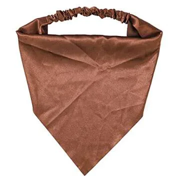 NiuZaiz 6 Pcs Satin Elastic Hair Scarf Headbands