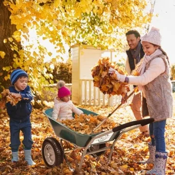 Elevon 2-Wheel Gardening Utility Wheelbarrow Durable Yard Cart