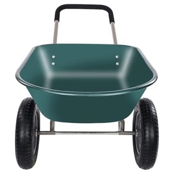 Elevon 2-Wheel Gardening Utility Wheelbarrow Durable Yard Cart