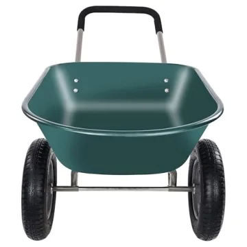 Elevon 2-Wheel Gardening Utility Wheelbarrow Durable Yard Cart