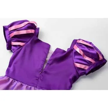 ReliBeauty Puff Sleeve Princess Dress with Accessories