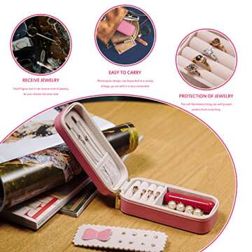 Chic SANQIANWAN Jewelry Organizer for Stylish Travel