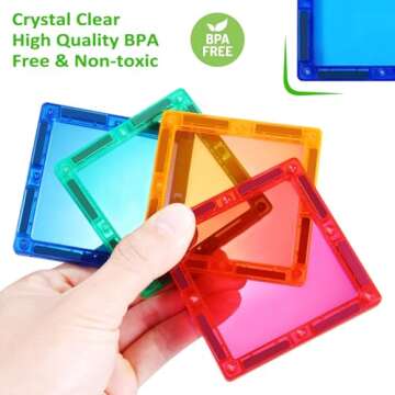 PLUMIA Magnetic Tiles: STEM Learning Toy for Kids