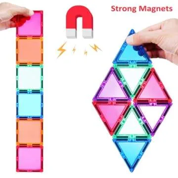 PLUMIA Magnetic Tiles: STEM Learning Toy for Kids