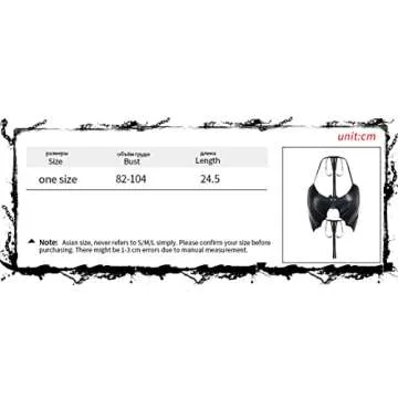 Instobig Women's Sexy Leather Camisole Goth Halter Alt Crop Top Bat Emo Cami Black Backless Bustier Club Bar Nightout Bralette, One Size