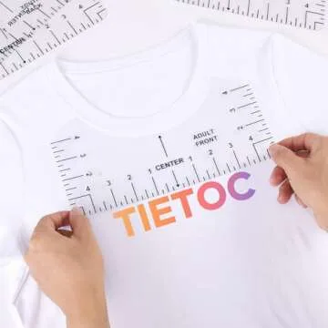 9pcs T-shirt Ruler Set for Perfect Vinyl Alignment