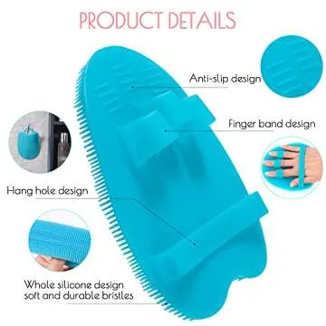 Silicone Body Brush - Gentle Cleansing Tool for All Skin Types