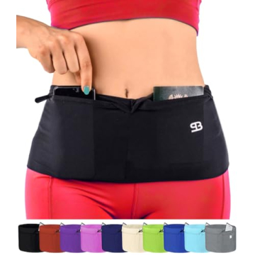 StashBandz Travel Money Belt for Running and Everyday