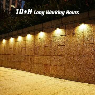 VOLISUN Solar Fence Post Lights 6 Pack, 8 Colors,Fence Lights Solar Powered, Solar Fence Light Outdoor Waterproof, LED Fence Post Solar Light for Backyard Fence,Outdoor Solar Light for Fence