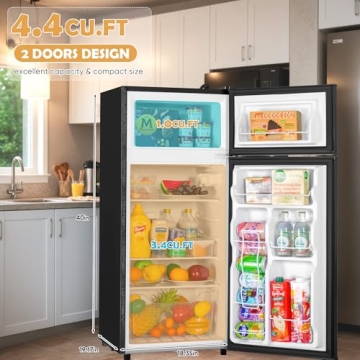 Compact Manastin Mini Fridge with Freezer for Dorm