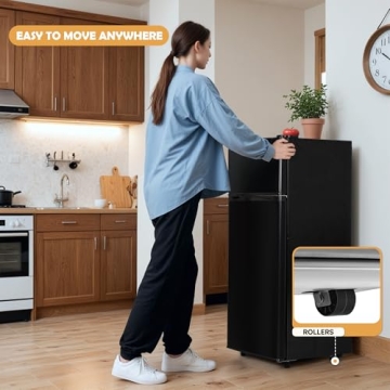 Compact Manastin Mini Fridge with Freezer for Dorm