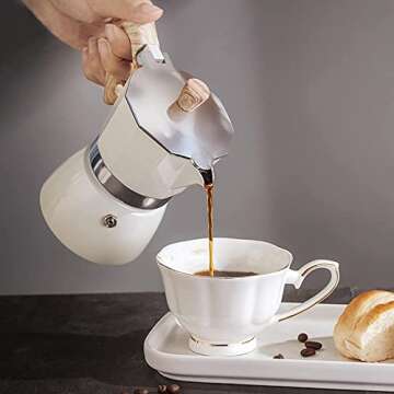 MORDEN MS Moka Pot - Authentic Stovetop Espresso Maker