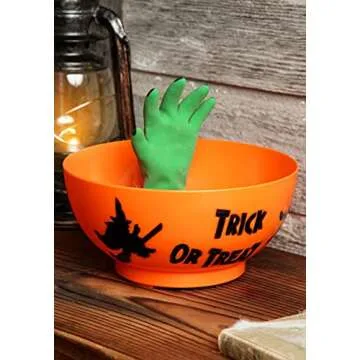 Witch Hand Candy Bowl - Animated Halloween Treats