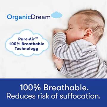 Organic Dream Pack and Play Mattress | Dual-Sided Comfort for Infants & Toddlers