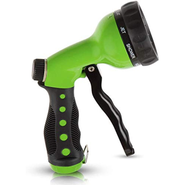 Signature Garden Heavy-Duty Hose Spray Nozzle With 8 Patterns
