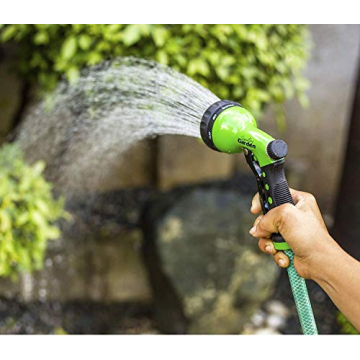 Signature Garden Heavy-Duty Hose Spray Nozzle With 8 Patterns
