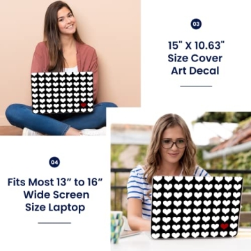 Vibrant LSS Laptop Skin Cover - Fits 13" to 16.5"