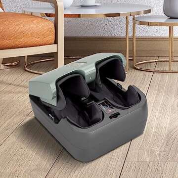 Human Touch Reflex PopUp Foot Massager with Heat - Compact Design for Foot Relief