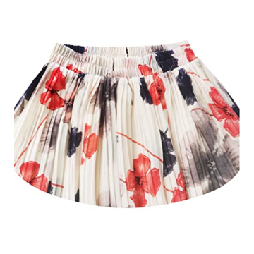 Elegant Kingfancy Women's Pleated Chiffon Midi Skirt