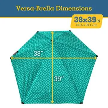 Versa-Brella SPF 50+ Adjustable Sun Umbrella for Beach