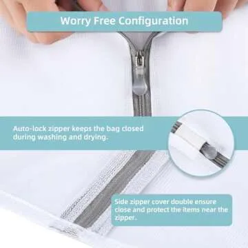 GOGOODA Laundry Mesh Bags - Durable Organizers for Delicates