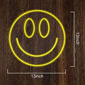 Fionnuar Bright Smile Neon Sign for Decor and Parties