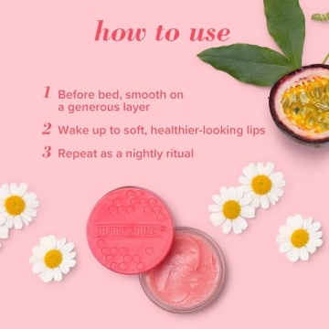 Burt's Bees Lip Mask Set for Hydrated, Soft Lips Overnight