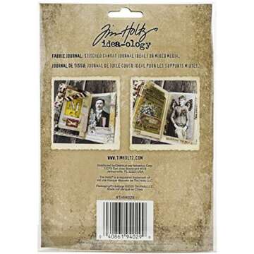 Tim Holtz Idea-ology FABRIC JOURNAL 1/PKG