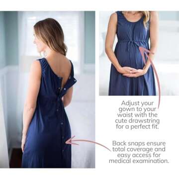Baby Be Mine Labor and Delivery Gown – Stylish & Functional