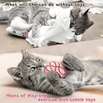 MALLMALL6 Catnip Toys - Interactive Plush for Cats