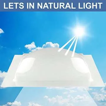 RecPro 14" RV Skylight - Durable & Light-Enhancing Dome
