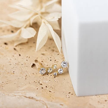 Stylish PAVOI Gold Plated Ear Crawler Earrings Online