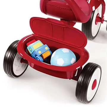 Radio Flyer 411S Adjustable Toddler Trike with Storage