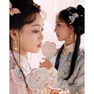 Flower Knows Butterfly Cloud Handheld Mirror - Cute & Durable