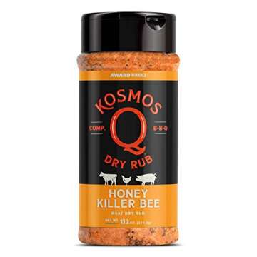 Kosmos Q Ultimate Rub Bundle - Sweet, Savory & Spicy Gourmet Rubs - Dry Rubs for BBQ, Smoking, Grilling & More (10.5 oz Shakers)