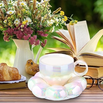 Sumind 3 Pcs Ceramic Coffee Mug Set - Creative & Safe