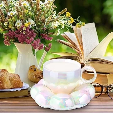 Sumind 3 Pcs Ceramic Coffee Mug Set - Creative & Safe