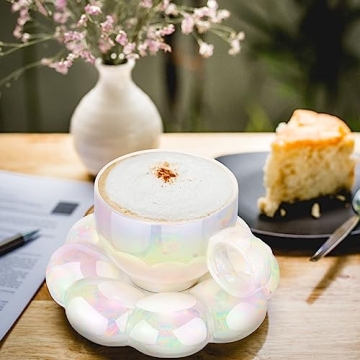 Sumind 3 Pcs Ceramic Coffee Mug Set - Creative & Safe