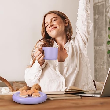 Sumind 3 Pcs Ceramic Coffee Mug Set - Creative & Safe