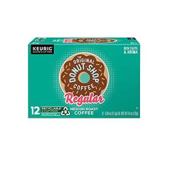 The Original Donut Shop Regular Keurig Single-Serve K-Cup Pods, Medium Roast Coffee, 12 Count (Pack ...