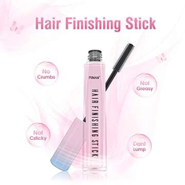 FUNAN Hair Finishing Stick 2 Pack for Small Broken Hair Cream/Gel for Women Naturally Refreshing, No...